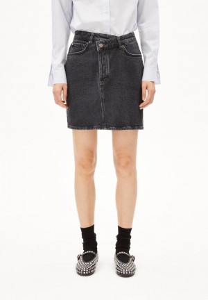 ARMEDANGELS AACAMARI Denim Skirt Regular Fit made of Organic Cotton Mix Star Dust | 0735946-NE
