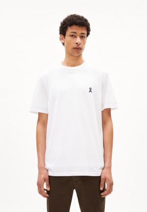 ARMEDANGELS AADONI CHAANGE T-Shirt Relaxed Fit made of Organic Cotton Blanche | 1482675-OI