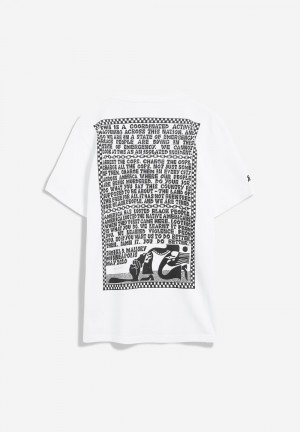 ARMEDANGELS AADO SOLIDARITY 02 T-Shirt made of organic cotton (mens fit) Blanche | 6704531-HL