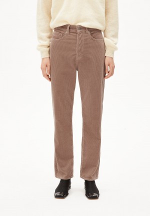 ARMEDANGELS AAIKALA CORDUROY Woven Pants made of Organic Cotton Mix Cinnamon Dust | 2590831-CI