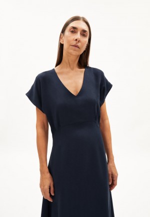 ARMEDANGELS AALBINE Woven Dress Regular Fit made of TENCEL™ Lyocell Night Sky | 9125783-BA