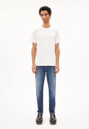 ARMEDANGELS AARJO TARPA Jeans Tapered Leg Mid Waist recycled Cotton Mix Comfort-Stretch Dive | 3591426-IG