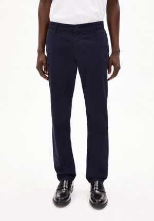 ARMEDANGELS AATHAN Chino Pants made of Organic Cotton Mix Night Sky | 9068324-FP