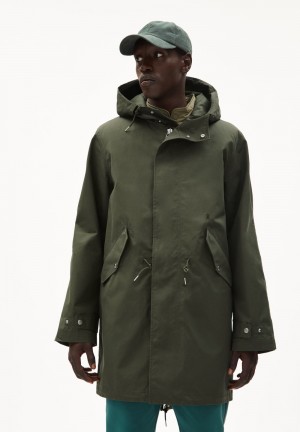 ARMEDANGELS ACAARDIA CORE Parka Relaxed Fit made of Organic Coton Noir | 9610578-XB