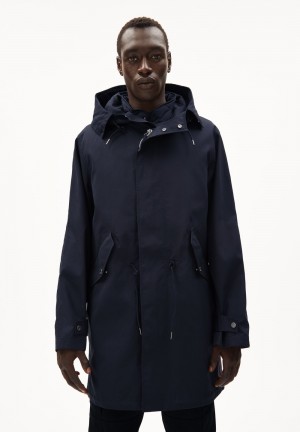ARMEDANGELS ACAARDIA CORE Parka Relaxed Fit made of Organic Coton Night Sky | 5281906-XS