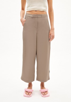 ARMEDANGELS CAARUNUS LINO Woven Pants made of Linen-Mix Cinnamon Dust | 1875360-WG