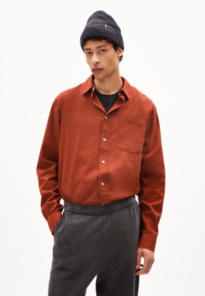 ARMEDANGELS DAANIL Shirt Relaxed Fit made of Organic Cotton Noir | 8547209-GN