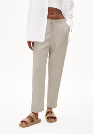 ARMEDANGELS DANYAA LINO Woven Pants Regular Fit made of Linen-Mix Noir | 5204718-DB