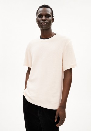 ARMEDANGELS ERWAAN T-Shirt Relaxed Fit made of Organic Cotton Oatmilk | 1730645-EY