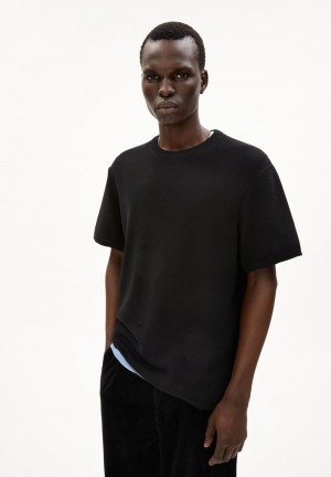 ARMEDANGELS ERWAAN T-Shirt Relaxed Fit made of Organic Cotton Noir | 6342810-FO