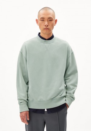 ARMEDANGELS ESAAD GMT DYE Sweatshirt Relaxed Fit made of Organic Cotton Morning Dew | 8470153-YP