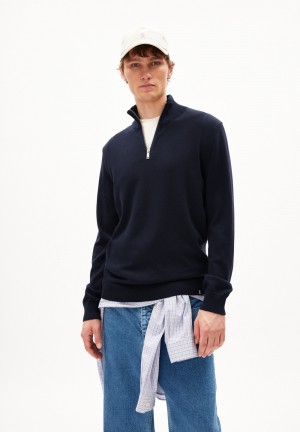 ARMEDANGELS FAABES Sweater Regular Fit made of Organic Cotton Night Sky | 7509386-UF