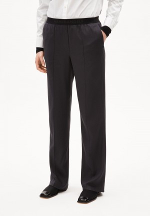 ARMEDANGELS FENRAA Woven Pants made of LENZING™ ECOVERO™ Viscose Mix Noir | 2759186-ZU