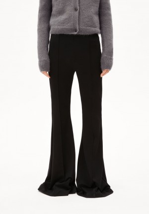 ARMEDANGELS FIARAA Jersey Pants made of LENZING™ ECOVERO™ Mix Noir | 7513069-ND