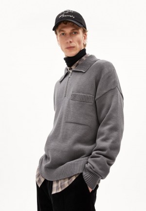 ARMEDANGELS FLORYAAN Sweater Relaxed Fit made of Organic Cotton Iron Cast | 5821960-JE