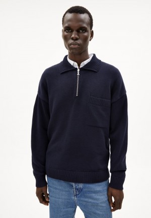 ARMEDANGELS FLORYAAN Sweater Relaxed Fit made of Organic Cotton Night Sky | 7832651-VJ
