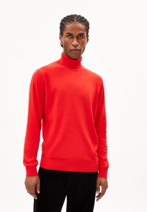 ARMEDANGELS GLAANUS Sweater Regular Fit made of Organic Cotton Rouge | 2107859-PA