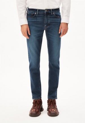 ARMEDANGELS IAAN Jeans Slim Leg Mid Waist recycled Cotton Comfort-Stretch Coast | 7124860-YS