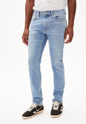 ARMEDANGELS IAAN Jeans Slim Leg Mid Waist recycled Cotton Comfort-Stretch Seashore | 7206913-CG