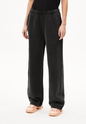 ARMEDANGELS IVAARA WASH Sweat Pants made of Organic Cotton Noir | 9587204-EO