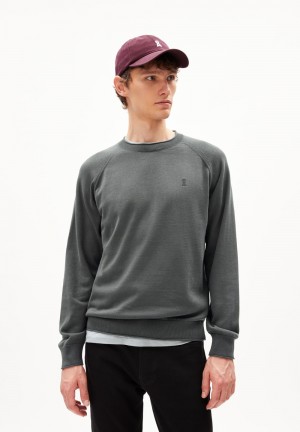 ARMEDANGELS JAAIRO Sweater Regular Fit made of Organic Cotton Space Steel | 3469180-VC