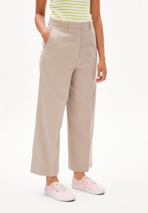 ARMEDANGELS JAALMA Woven Pants made of Organic Cotton Sable | 4612397-SD
