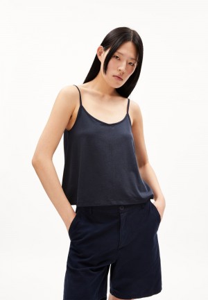 ARMEDANGELS JINTANAA Top Loose Fit made of TENCEL™ Lyocell Mix Night Sky | 0692835-DU