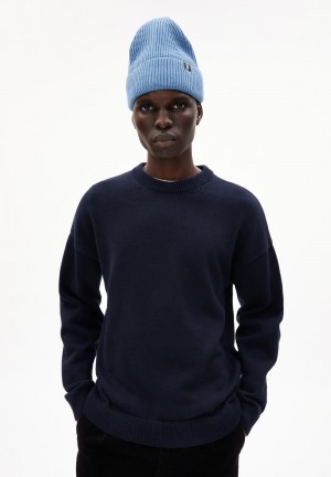 ARMEDANGELS JOVAAN Sweater Relaxed Fit made of Organic Cotton Night Sky | 0348652-ZB