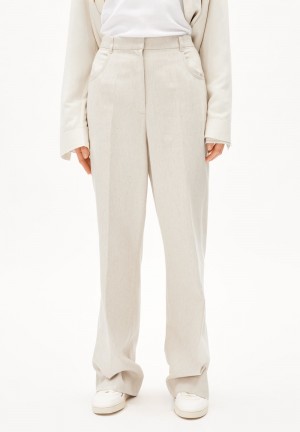 ARMEDANGELS JUMAA STRAIGHT LINO Woven Pants made of Linen-Mix Linen | 3206478-OZ