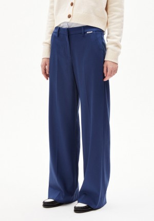 ARMEDANGELS LEANDRAA Woven Pants made of TENCEL™ Lyocell Mix Indigo | 1962875-EA