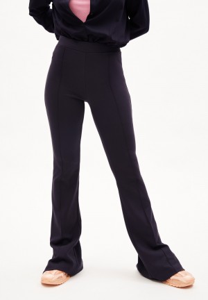 ARMEDANGELS LEYLAARI SLIT HEM Jersey Pants made of LENZING™ ECOVERO™ Viscose Mix Cool Ash | 4795210-XV