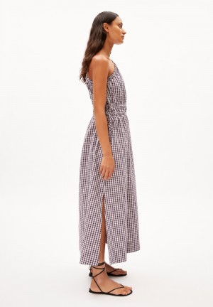 ARMEDANGELS LILIJAA VICHI Woven Dress Regular Fit made of Organic Cotton Bleu | 2510879-GC