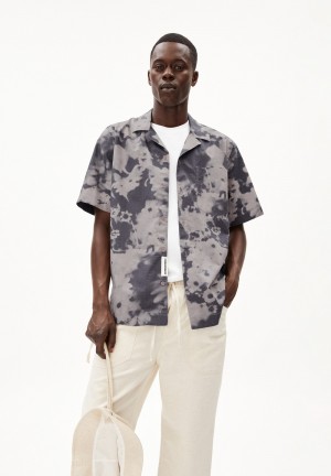 ARMEDANGELS LOVAAR BLOMMAA Shirt Relaxed Fit made of Organic Cotton Sable | 7319854-ML