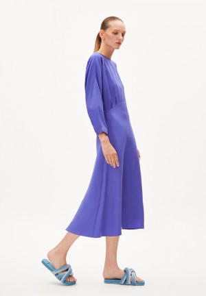 ARMEDANGELS MAARLENA Woven Dress Regular Fit made of TENCEL™ Lyocell Vibrant Violet | 0345892-QA