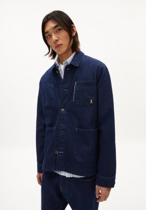 ARMEDANGELS MAARLO DEMI SELV Denim Jacket Regular Fit made of Organic Cotton Mix Rinse | 1796285-AX