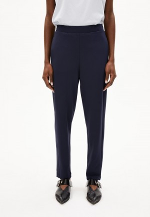 ARMEDANGELS MAGDAALENA Jersey Pants made of LENZING™ ECOVERO™ Mix Night Sky | 7159402-FB