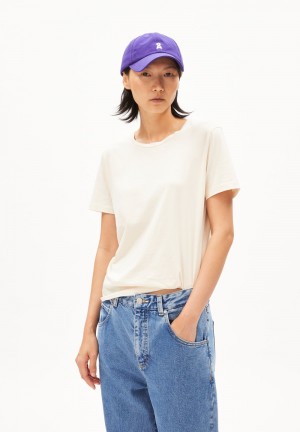 ARMEDANGELS MARAA LANAA T-Shirt Regular Fit made of Organic Cotton Undyed | 2538740-WZ