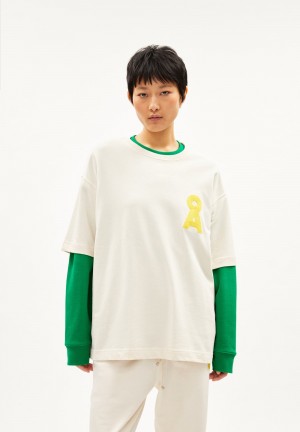 ARMEDANGELS MIKAAS ICONIC CAPSULE Heavyweight T-Shirt Oversized Fit made of Organic Cotton Mix Undyed | 1942578-LZ