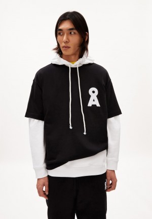 ARMEDANGELS MIKAAS ICONIC CAPSULE Heavyweight T-Shirt Oversized Fit made of Organic Cotton Mix Noir | 9874562-RC