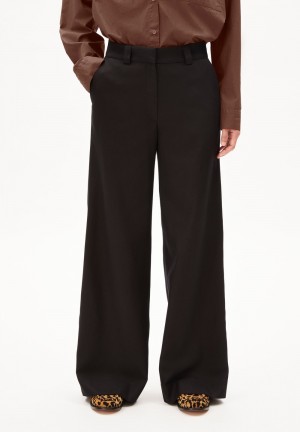 ARMEDANGELS NAGASSAA Woven Pants made of TENCEL™ Lyocell Mix Noir | 0214389-ND