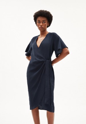 ARMEDANGELS NATAALE Woven Dress Regular Fit made of TENCEL™ Lyocell Night Sky | 4178529-RE