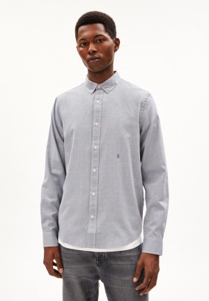 ARMEDANGELS QUAASA Shirt Regular Fit made of Organic Cotton Indigo | 0874169-GM