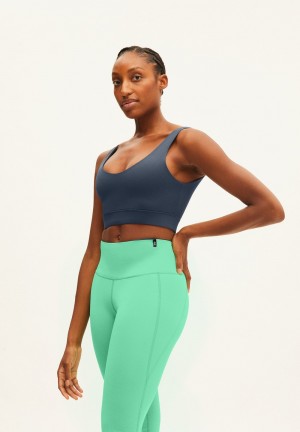 ARMEDANGELS RINAARA Activewear Bralette made of Polyamide Mix (Recycled) Indigo | 6802497-OE
