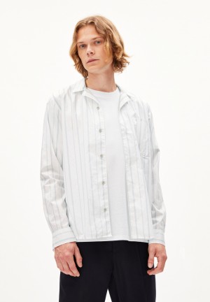 ARMEDANGELS RONDAA Shirt Relaxed Fit made of Organic Cotton Blanche | 6742093-WD