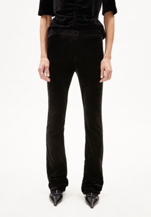 ARMEDANGELS RONJAAL Jersey Pants made of TENCEL™ Modal Mix Noir | 2165794-BD