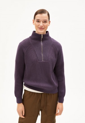 ARMEDANGELS RONYIAAS Sweater Loose Fit made of Organic Cotton Bleu | 4216059-OG