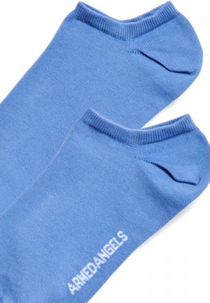 ARMEDANGELS SAALVO Socks made of Organic Cotton Mix Bleu | 2384796-DH