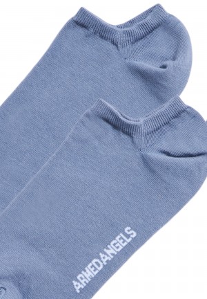 ARMEDANGELS SAALVO Socks made of Organic Cotton Mix Bleu | 1329405-TC