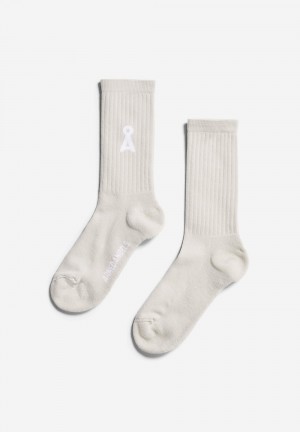 ARMEDANGELS SAAMUS BOLD Socks made of Organic Cotton Mix Luna Rock | 4581269-PE