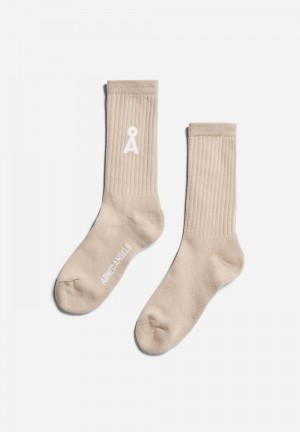ARMEDANGELS SAAMUS BOLD Socks made of Organic Cotton Mix Sable | 8429563-IO